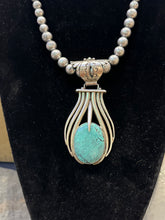 Load image into Gallery viewer, Vintage Turquoise Pendant