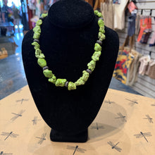 Load image into Gallery viewer, Vintage Sterling Silver Gaspeite Necklace