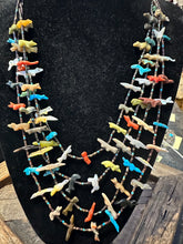 Load image into Gallery viewer, Heishi 4 Strand Fetish Necklace