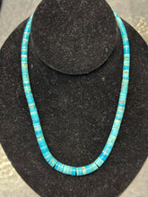 Load image into Gallery viewer, Vintage Turquoise Heishi Necklace