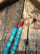 Load image into Gallery viewer, Vintage Turquoise Heishi Necklace
