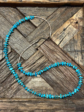 Load image into Gallery viewer, Vintage Turquoise Nugget Heishi Necklace