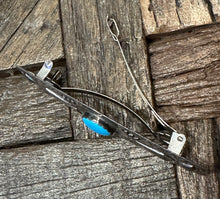 Load image into Gallery viewer, Vintage Sterling & Turquoise Barrette