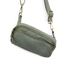 Load image into Gallery viewer, Kylie Double Zip Sling Bag
