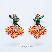 Load image into Gallery viewer, 3-D Front Back Earrings