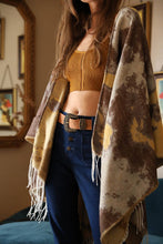 Load image into Gallery viewer, Suede Antique Gold Western Buckle Belt
