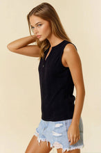 Load image into Gallery viewer, V-Neck Zipper Tank