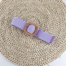 Load image into Gallery viewer, Vintage Braided Square Buckle Belt