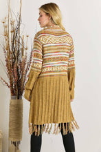 Load image into Gallery viewer, Aztec Fringe Cardigan