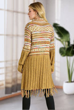 Load image into Gallery viewer, Aztec Fringe Cardigan