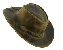 Load image into Gallery viewer, Sahara Western Leather Hat