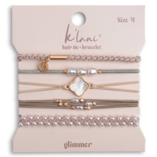 Load image into Gallery viewer, "Glimmer" Hair Tie Bracelets