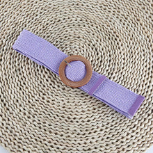 Load image into Gallery viewer, Vintage Braided Round Buckle Belt