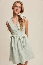 Load image into Gallery viewer, Gingham Floral Mini Dress