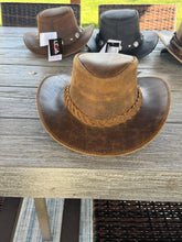 Load image into Gallery viewer, Gunner Leather Hat