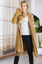 Load image into Gallery viewer, Aztec Fringe Cardigan