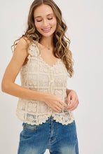 Load image into Gallery viewer, Crochet Lace Tank