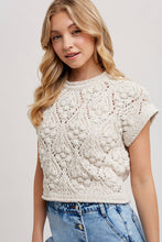 Load image into Gallery viewer, Short Sleeve Knit Sweater