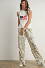 Load image into Gallery viewer, Flag Print Sleeveless Sweater