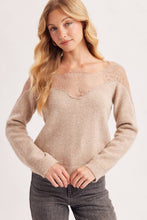 Load image into Gallery viewer, Eyelash Lace Sweater