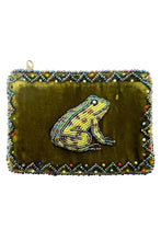 Load image into Gallery viewer, Frog Rectangle Velvet Coin Purse