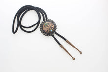 Load image into Gallery viewer, Turquoise Trails Western Bolo Tie
