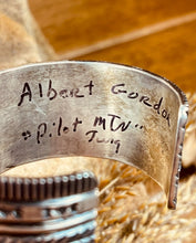 Load image into Gallery viewer, Delbert Gordon (artist) Pilot Mountain Cuff Bracelet