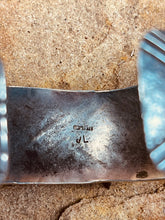 Load image into Gallery viewer, Vintage Sterling Silver 1" wide Cuff