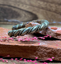 Load image into Gallery viewer, Vintage Sterling Silver Rope Cuff