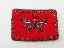 Load image into Gallery viewer, Velvet Coin Purse- ButterFly