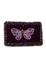 Load image into Gallery viewer, Velvet Coin Purse- ButterFly