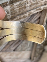 Load image into Gallery viewer, Vintage Navajo Turquoise and Coral Sterling Silver Cuff with a Bear Claw, 1970s