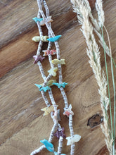 Load image into Gallery viewer, Santo Domingo Heishi 3 Strand Fetish Necklace