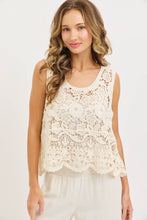 Load image into Gallery viewer, Crochet Lace Tank
