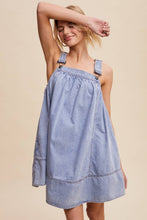 Load image into Gallery viewer, Denim A-Line Overall Dress
