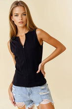 Load image into Gallery viewer, V-Neck Zipper Tank
