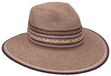 Load image into Gallery viewer, Straw Hat - Safari, Patterned
