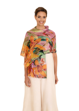 Load image into Gallery viewer, Linen/Cotton Scarf - Botany Bliss: Purple

