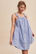 Load image into Gallery viewer, Denim A-Line Overall Dress

