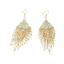 Load image into Gallery viewer, Fluoroscence Beaded Earrings
