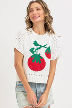 Load image into Gallery viewer, Tomato Knit Top
