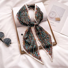 Load image into Gallery viewer, Women’s Long Silk Scarf

