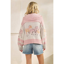 Load image into Gallery viewer, Horse Print Sweater
