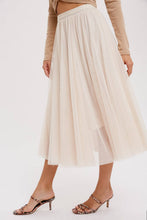 Load image into Gallery viewer, Tulle Midi Skirt
