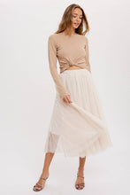 Load image into Gallery viewer, Tulle Midi Skirt
