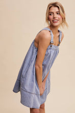 Load image into Gallery viewer, Denim A-Line Overall Dress
