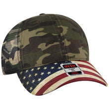 Load image into Gallery viewer, OTTO CAP® 6 Panel Low Profile Mesh Back Trucker Dad Hat
