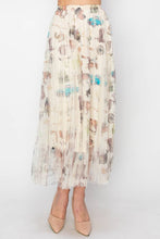 Load image into Gallery viewer, Pleated Tulle Midi Skirt
