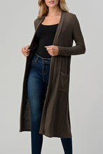 Load image into Gallery viewer, Midi Length Ribbed Cardigan
