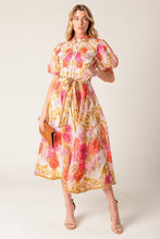 Load image into Gallery viewer, A printed woven midi dress
